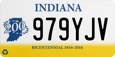 IN license plate 979YJV