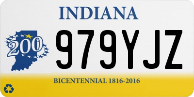 IN license plate 979YJZ