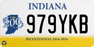 IN license plate 979YKB