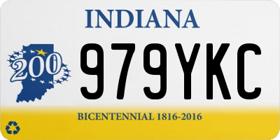 IN license plate 979YKC