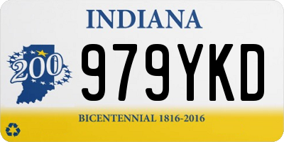 IN license plate 979YKD
