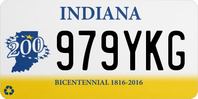 IN license plate 979YKG