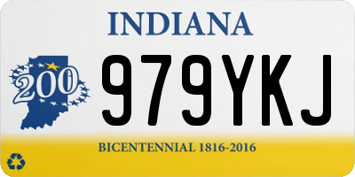 IN license plate 979YKJ