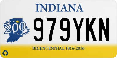 IN license plate 979YKN