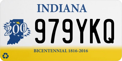 IN license plate 979YKQ