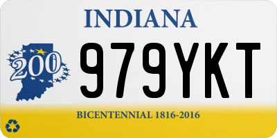 IN license plate 979YKT
