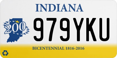 IN license plate 979YKU