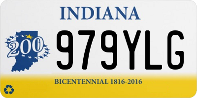 IN license plate 979YLG
