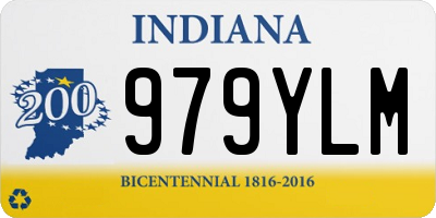 IN license plate 979YLM