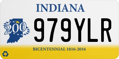 IN license plate 979YLR