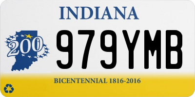 IN license plate 979YMB