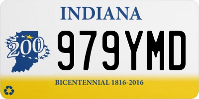 IN license plate 979YMD