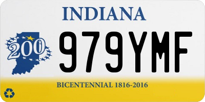 IN license plate 979YMF