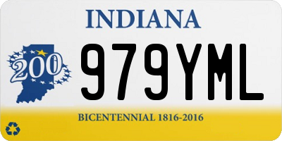 IN license plate 979YML