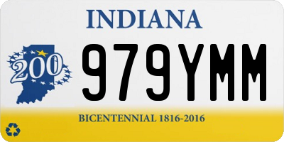 IN license plate 979YMM