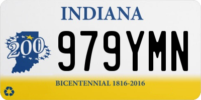 IN license plate 979YMN