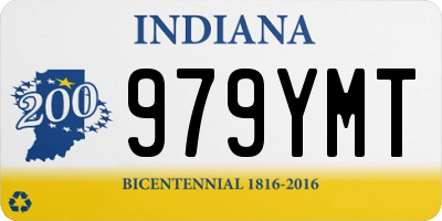 IN license plate 979YMT