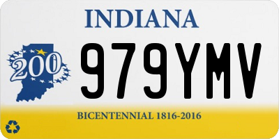 IN license plate 979YMV