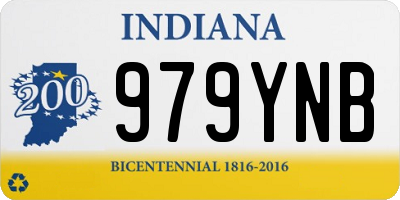 IN license plate 979YNB