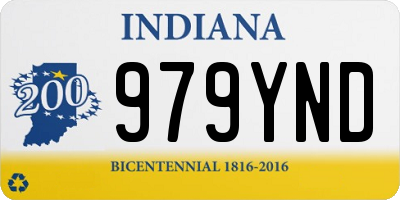 IN license plate 979YND