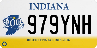 IN license plate 979YNH
