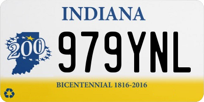 IN license plate 979YNL
