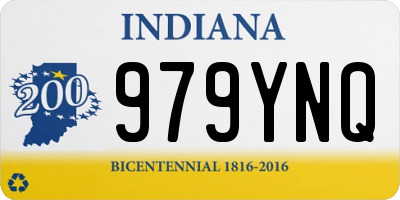 IN license plate 979YNQ