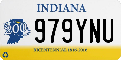 IN license plate 979YNU