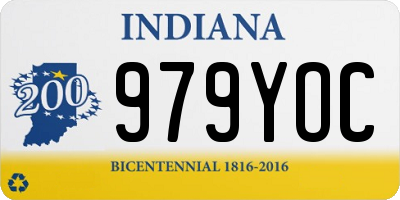 IN license plate 979YOC