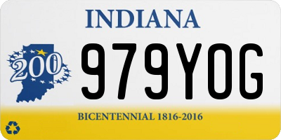 IN license plate 979YOG