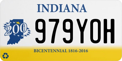 IN license plate 979YOH