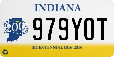 IN license plate 979YOT