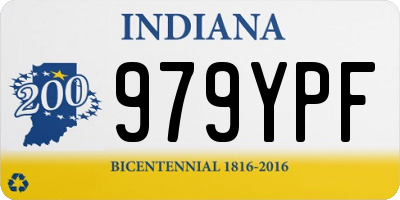 IN license plate 979YPF