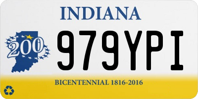 IN license plate 979YPI