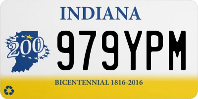 IN license plate 979YPM