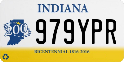 IN license plate 979YPR