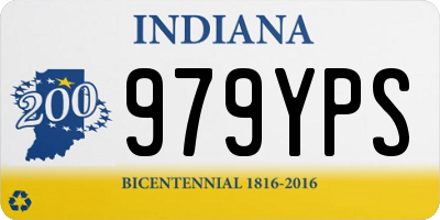 IN license plate 979YPS