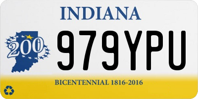 IN license plate 979YPU