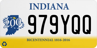 IN license plate 979YQQ