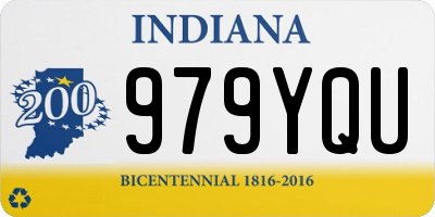IN license plate 979YQU