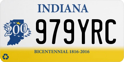 IN license plate 979YRC