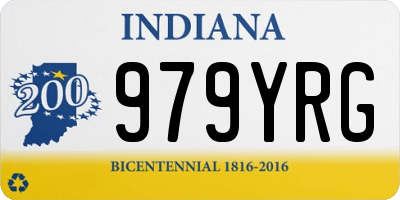 IN license plate 979YRG