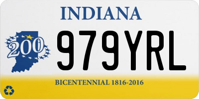 IN license plate 979YRL