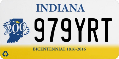 IN license plate 979YRT