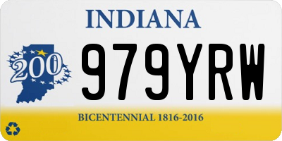 IN license plate 979YRW