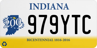 IN license plate 979YTC