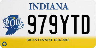 IN license plate 979YTD