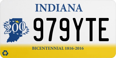 IN license plate 979YTE