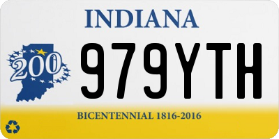 IN license plate 979YTH
