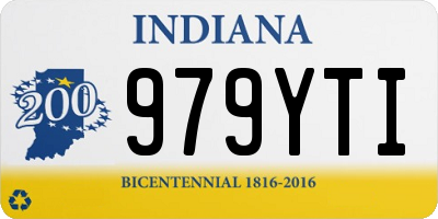 IN license plate 979YTI